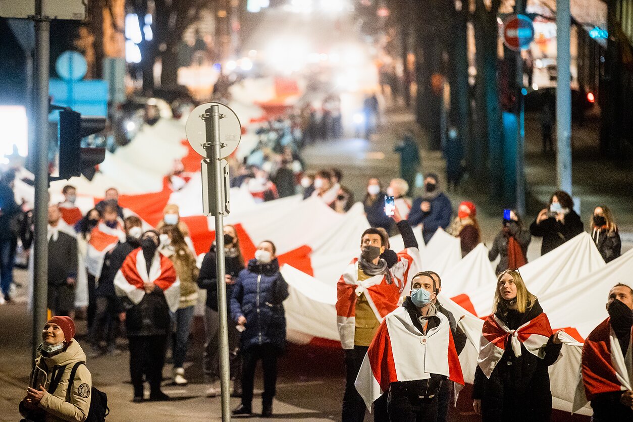 Baltarusijos nepriklausomybės dienos minėjimas Vilniuje