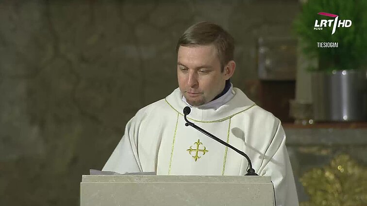 Paskutinės vakarienės šv. Mišios iš Vilniaus arkikatedros bazilikos.