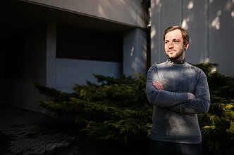 Член Сейма, председатель комитета по правам человека и ЛГБТ-активист Томас Витаутас Раскявичюс.