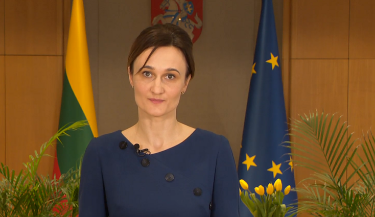 Seimo Pirmininkė Viktorija Čmilytė-Nielsen sveikina šv. Velykų proga: tai grįžtančio tikėjimo laikas