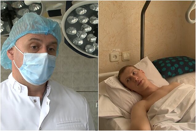 Ukrainos ligoninėje – karo realybė: kariai pasakoja, kad paskelbtos paliaubos negalioja