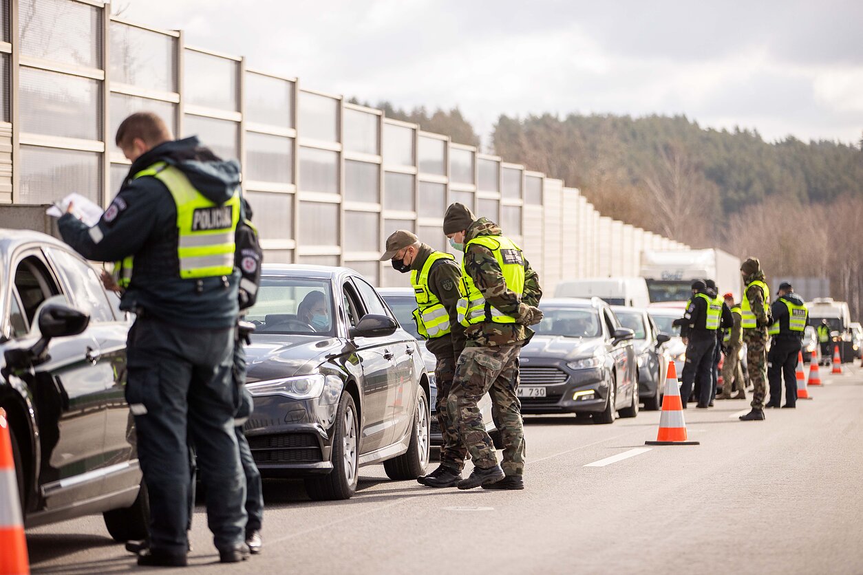 Judėjimo ribojimai tarp savivaldybių