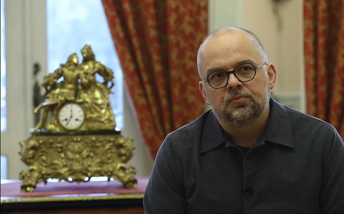 „30 kūrinių, 30 kūrėjų, 30 savaičių“. Mindaugas Bačkus apie laikrodį: jis mane perkelia į laiką, kai atsirado reiškiniai, kurie tiesiogiai siejasi su violančele
