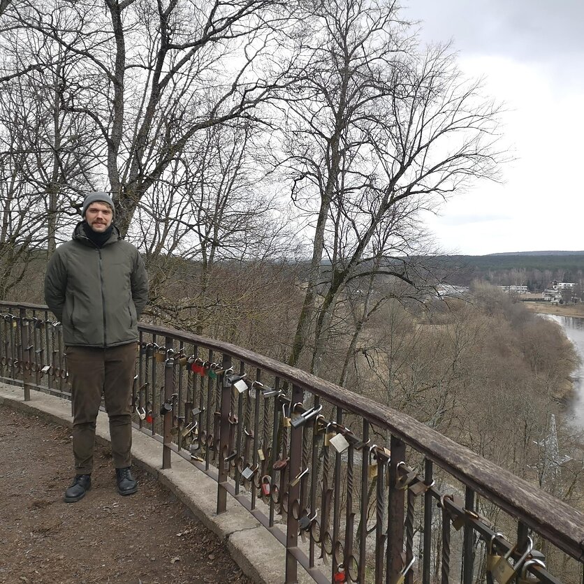 Jolanta Jurkūnienė, Pavilnių ir Verkių regioninių parkų direkcijos kultūrologas Pranciškus Maigys