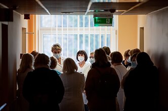 Medikai dirba per karantiną Medikai dirba per karantiną