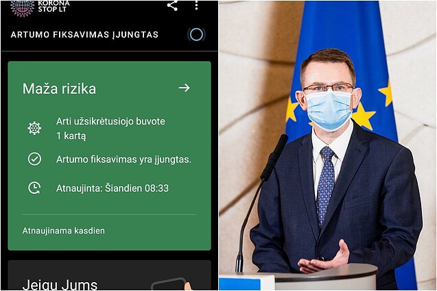 Programėlė „Korona STOP“, Arūnas Dulkys