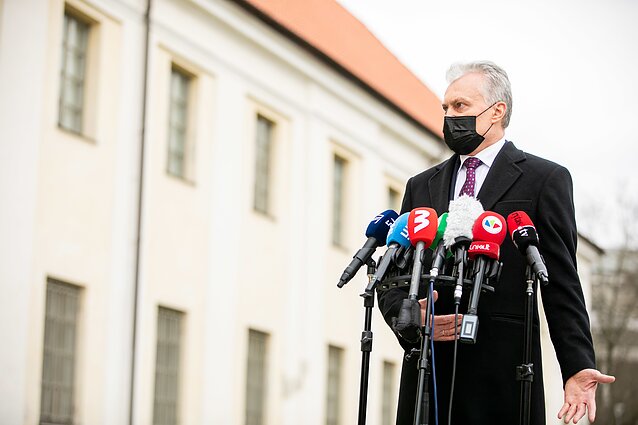 Gitanas Nausėda apsilankė LNM Gitanas Nausėda apsilankė LNM