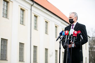 Gitanas Nausėda apsilankė LNM Gitanas Nausėda apsilankė LNM