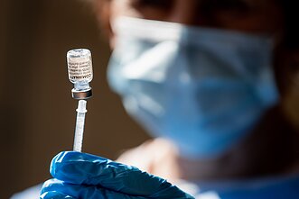 Skiepijimas nuo COVID-19 Marijampolėje