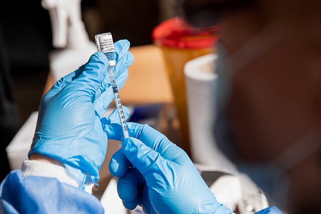 Skiepijimas nuo COVID-19 Marijampolėje