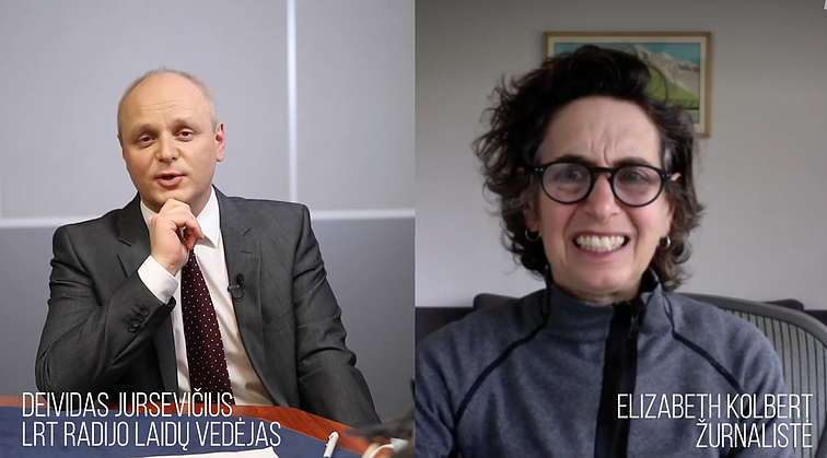 Svarbus pokalbis. Elizabeth Kolbert nemano, kad Pasaulis turi solidų planą kaip stabdyti klimato kaitą