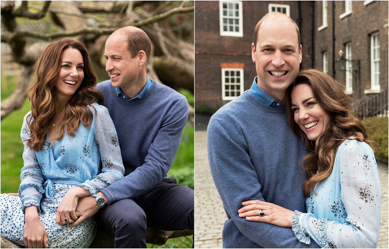 Kate Middleton ir princas Williamas