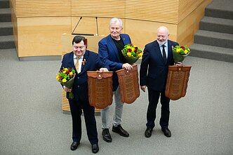 Kęstutis Glaveckas, Emanuelis Zingeris, Eugenijus Gentvilas