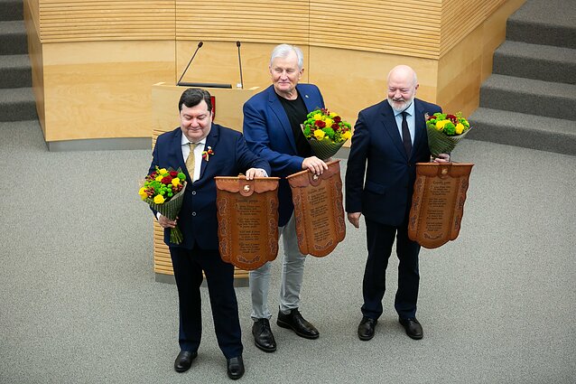 Kęstutis Glaveckas, Emanuelis Zingeris, Eugenijus Gentvilas
