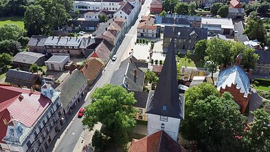 The town of Tukums, Latvia The town of Tukums, Latvia