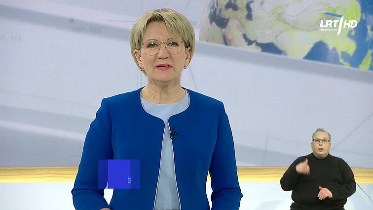 Žinios. Sportas. Orai (su vertimu į gestų k.)