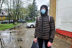 Panevėžio abiturientai grįžta į klases. A. Kairys. 