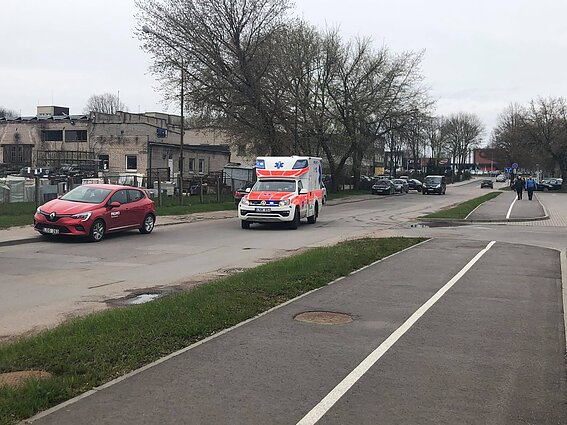 Gaisras Vakarų medienos grupės komplekse