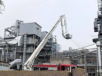 Gaisras Vakarų medienos grupės komplekse