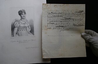 Napoleono Bonaparto pirmosios žmonos Žozefinos laiškas Napoleono Bonaparto pirmosios žmonos Žozefinos laiškas