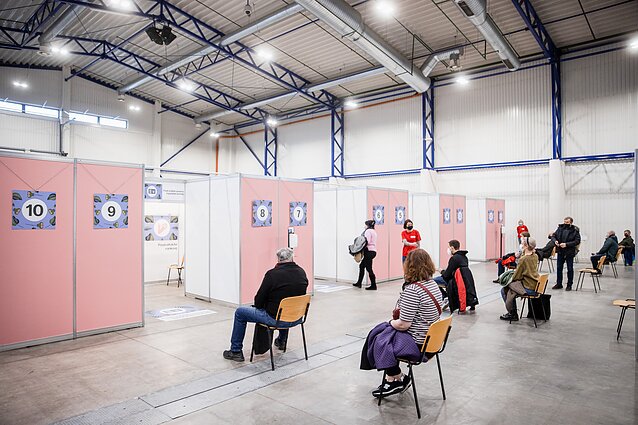 Vakcinacijos centras „Litexpo“ parodų rūmuose