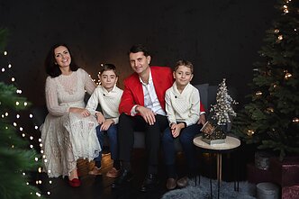 Ąžuolas su šeima