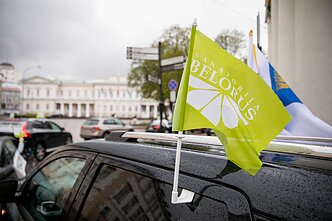 „Belorus“ darbuotojų protestas Vilniuje „Belorus“ darbuotojų protestas Vilniuje