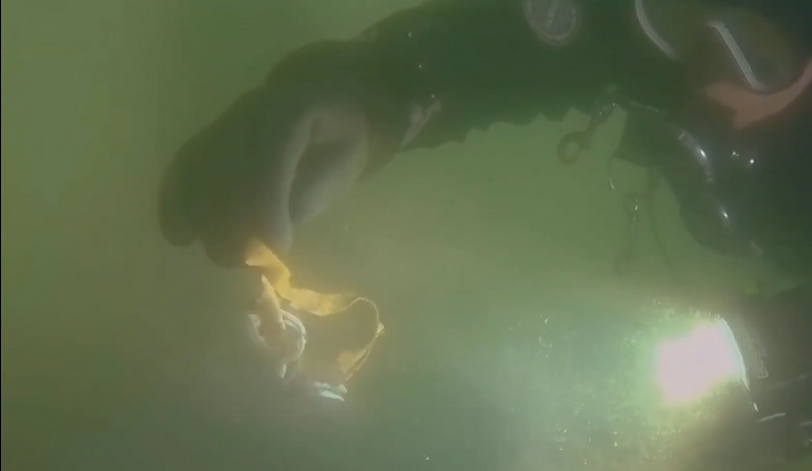 Narai pradėjo valyti Balsio ežerą: jo dugne – ne tik povandeninio pasaulio grožis, bet ir žmonių palikti „lobiai“