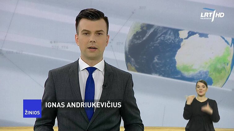Žinios. Sportas. Orai (su vertimu į gestų k.)
