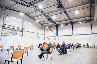 Vakcinacijos centras „Litexpo“ parodų rūmuose