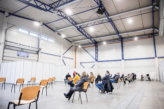 Vakcinacijos centras „Litexpo“ parodų rūmuose
