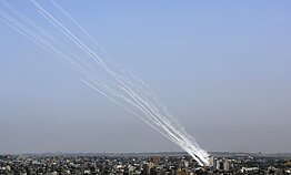 Iš Gazos paleistos raketos Iš Gazos paleistos raketos