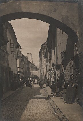 Ян Булгак. Еврейский квартал. 1913 год