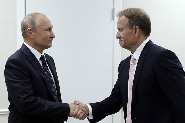 Vladimiras Putinas ir Viktoras Medvedčukas