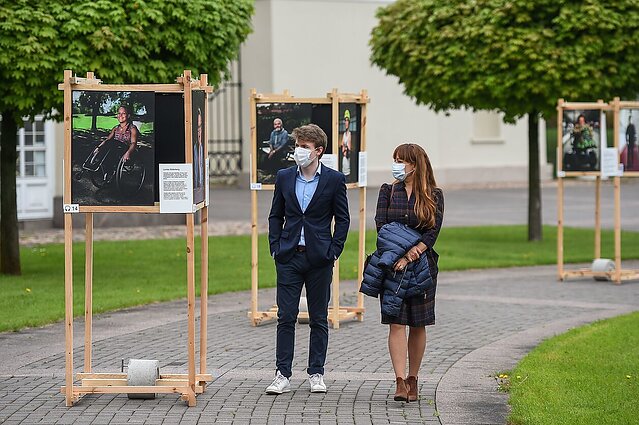 Tarptautinės parodos „AccessAbility“ atidarymas Prezidentūros kieme