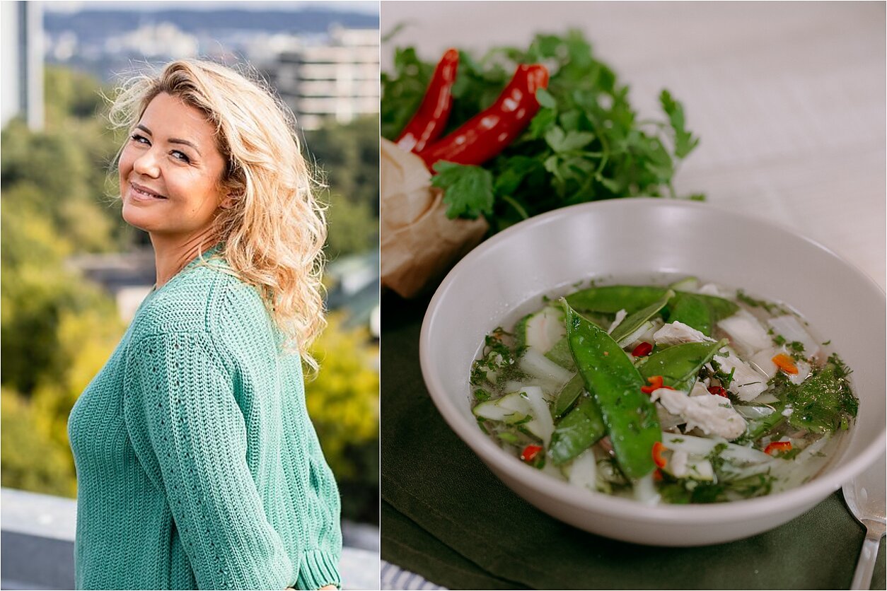 „Beatos virtuvėje“ – vištienos ir daržovių sriuba