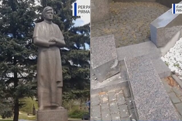 Lenkijos lietuvių bendruomenė apie Seinuose nuniokotą paminklą Baranauskui: laukiame išvadų, bet žinome ir ankstesnę patirtį