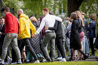 Mokykla. Paskutinis skambutis. 