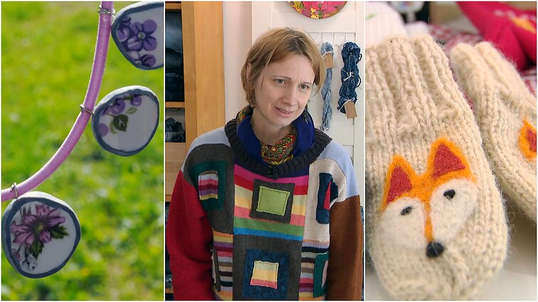 Eglė indų duženas paverčia papuošalais, senus megztinius – pirštinėmis: tuo užsiimti kviečia ir gerbėjus, ir skeptikus