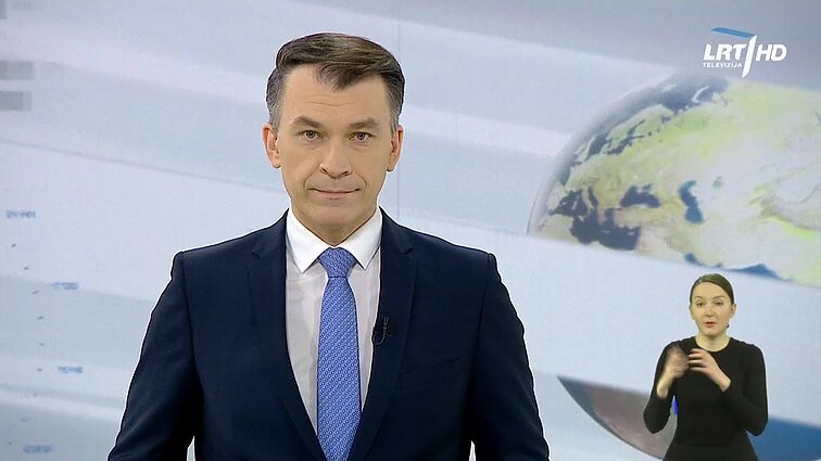 Žinios. Sportas. Orai (su vertimu į gestų k.)