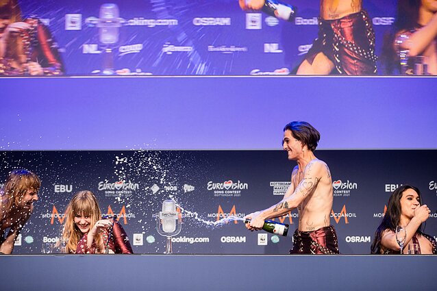 2021-ųjų „Eurovizijos“ nugalėtojų spaudos konferencija 2021-ųjų „Eurovizijos“ nugalėtojų spaudos konferencija