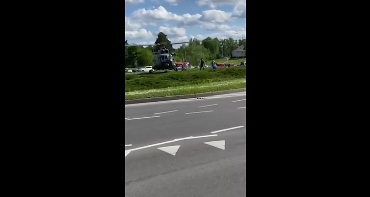 Iš Kauno į Vilnių sraigtasparniu skubiai atskraidinta donoro širdis