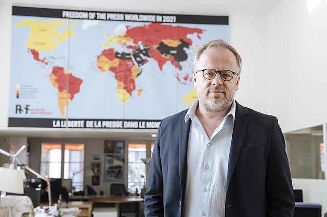 Dienos tema. Organizacijos „Reporteriai be sienų“ generalinis sekretorius: reikia, kad demokratijos galėtų sustabdyti tai, kas vyksta Baltarusijoje