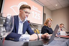 Nuotolinis Lietuvos socialdemokratų partijos suvažiavimas, Mindaugas Sinkevičius, Vilija Blinkevičiūtė Nuotolinis Lietuvos socialdemokratų partijos suvažiavimas, Mindaugas Sinkevičius, Vilija Blinkevičiūtė