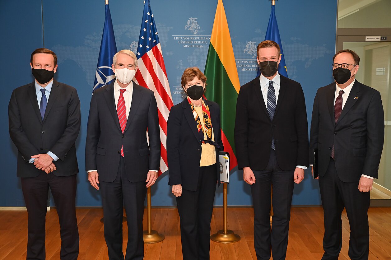 US senators met with the Lithuanian foreign minister 