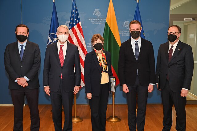 US senators met with the Lithuanian foreign minister 