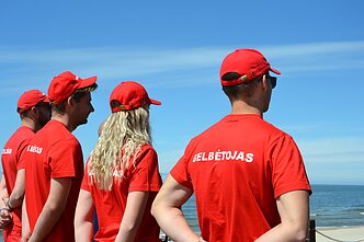 Klaipėdos paplūdimiai, gelbėtojai