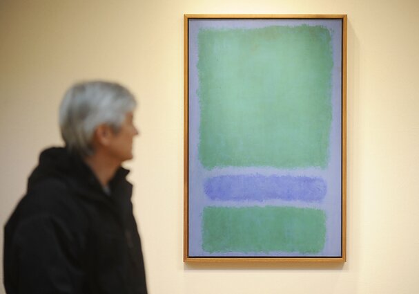 Markas Rothko, „Žalia, mėlyna, žalia ant mėlynos“