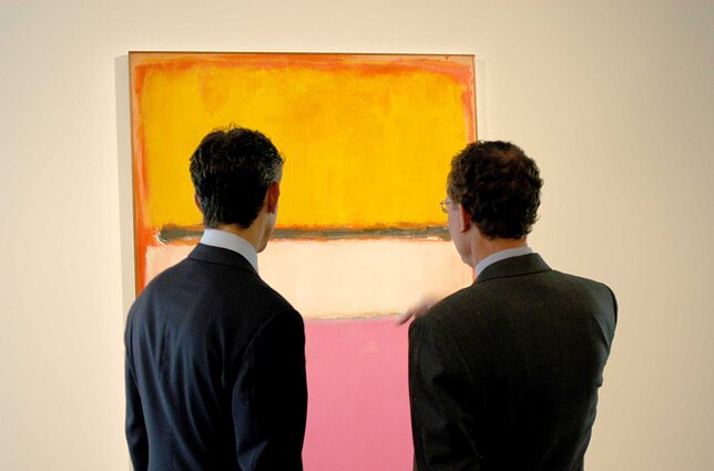 Markas Rothko, „Baltas centras (geltona, rožinė ir levandų ant rožinės“, 1950