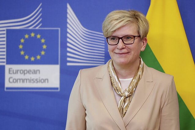 Briuselyje viešinti Šimonytė nesiima spėti, dėl kokių sankcijų Baltarusijai bus sutarta ES mastu